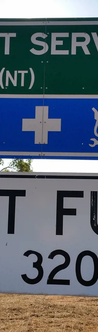 Nächste Tankstelle in 320 km!